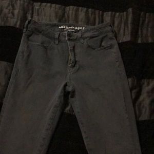 American Eagle Black stretch jegging